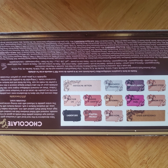 Too Faced Chocolate Gold Eye Shadow Palette - Picture 3 of 3